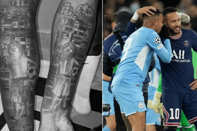 Neymar i Jesus imaju iste tetovaže koje kriju predivnu i inspirirajuću priču o uspjehu