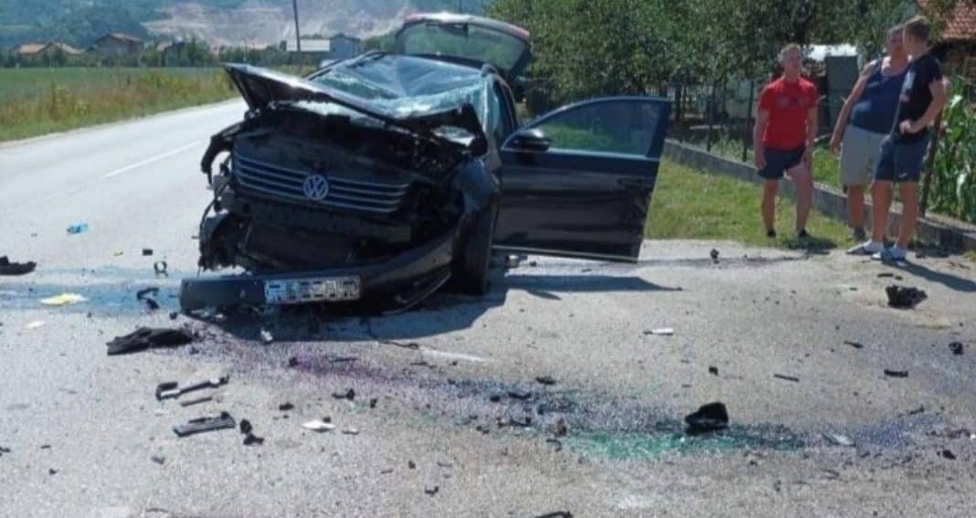 Prometna nezgoda u Vitezu, jedno vozilo sletjelo s kolnika