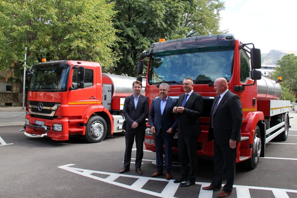 vlada hnk donirala vatrogasna vozila konjicu i čitluku