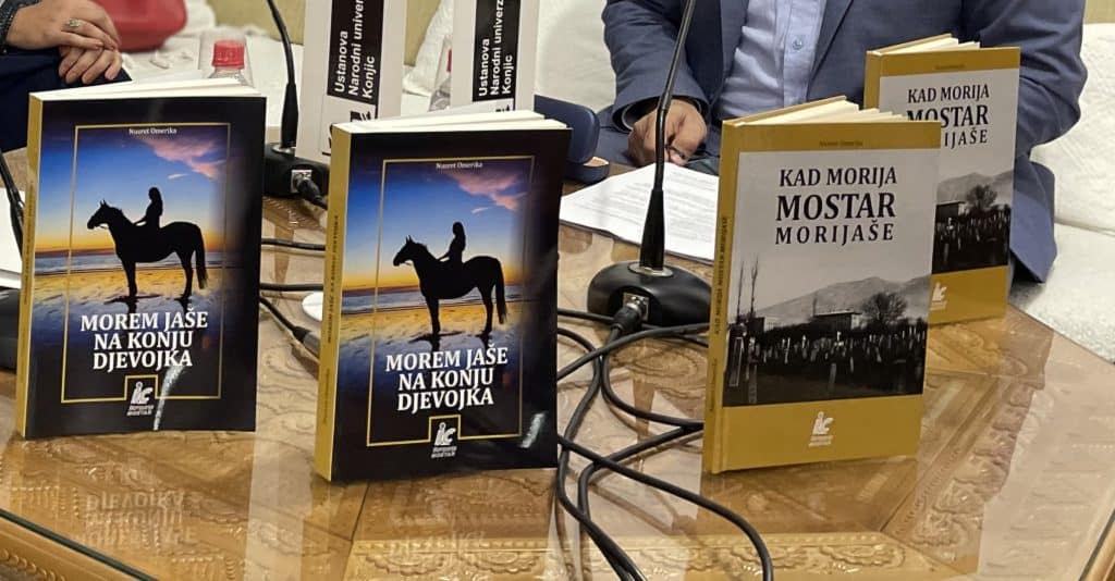 „dani knjige konjic 2022“: promovisane antologije “morem jaše na konju djevojka” i "kad morija mostar morijaše” autora nusreta omerike