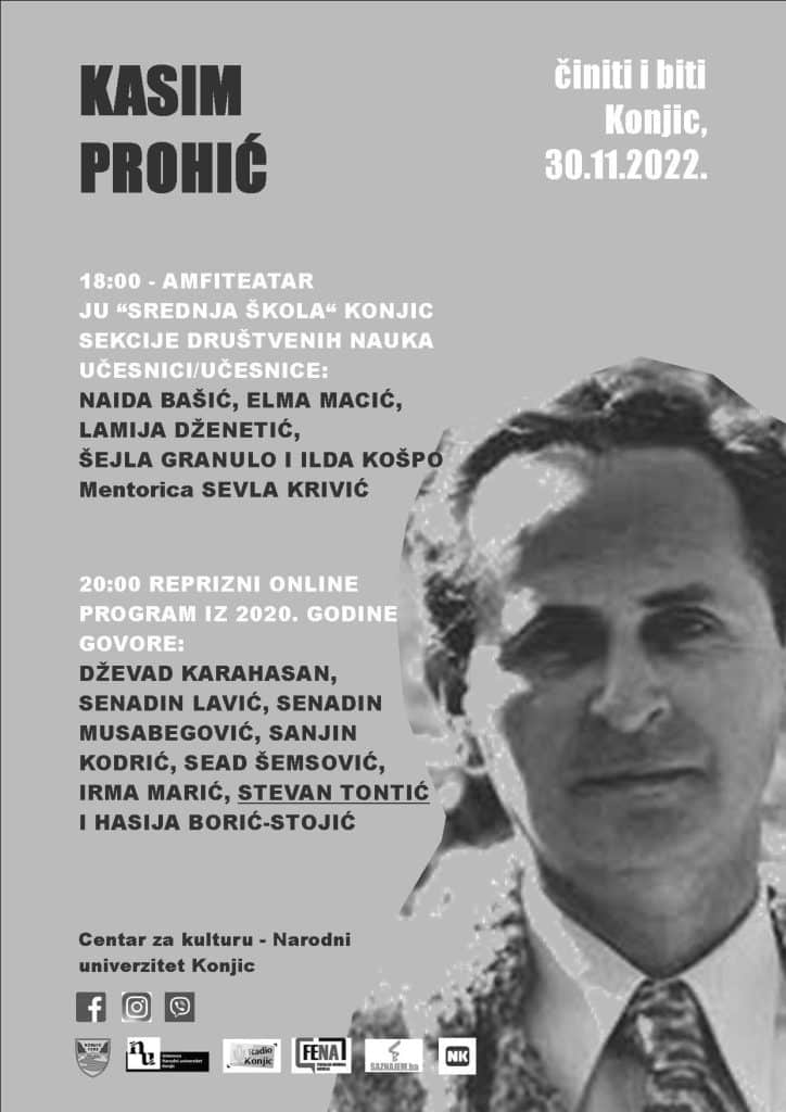 Danas se navršava 38 godina od smrti filozofa Kasima Prohića