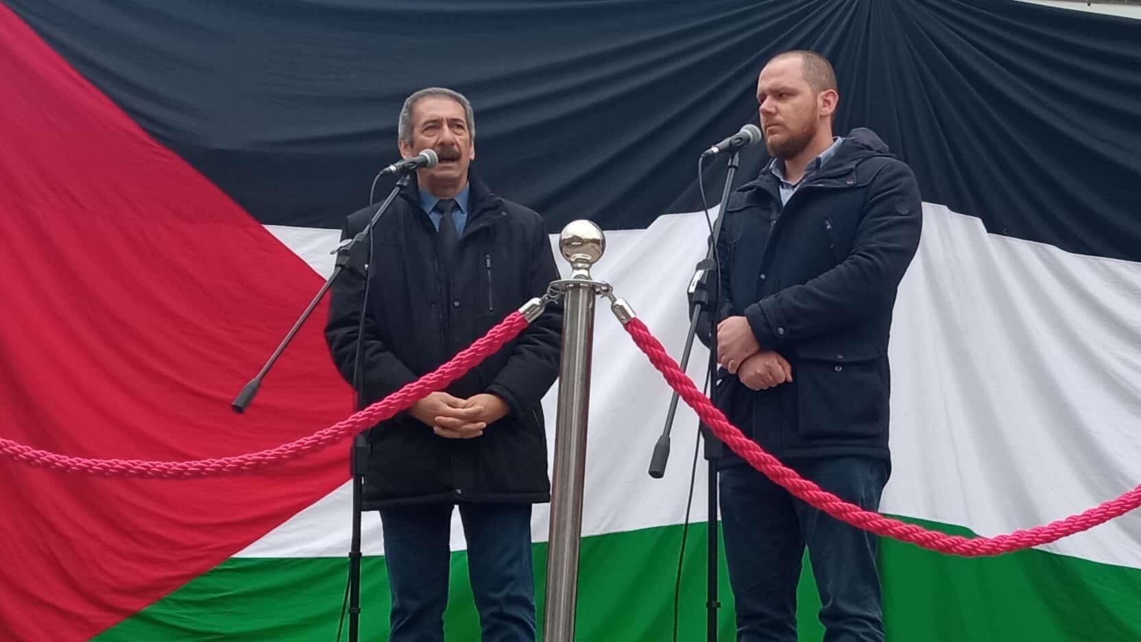 konjic: održano mirno okupljanje u znak podrške narodu palestine