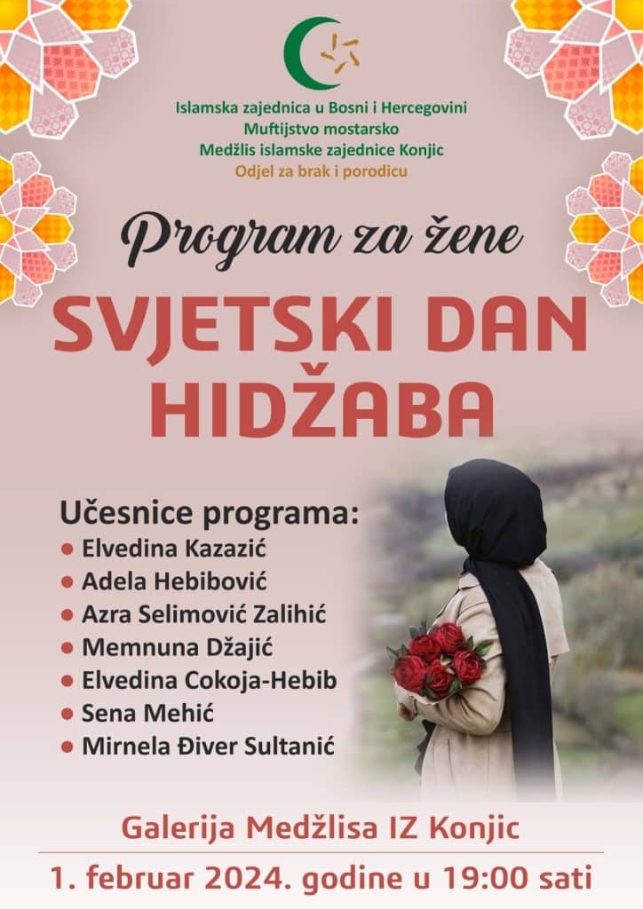 sutra u konjicu program za žene povodom obilježavanja svjetskog dana hidžaba