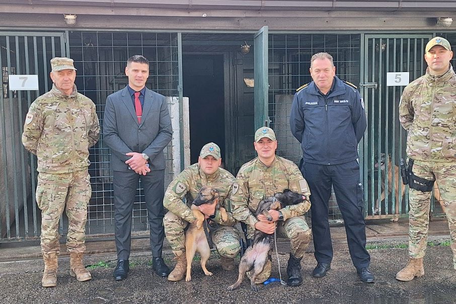 Policija HNK-a od kolega iz USK-a dobila dva mlada belgijska ovčara