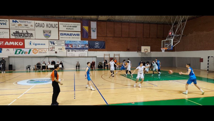 Pobjeda konjičkih košarkaša u posljednjem kolu prvog dijela sezone 1 KK Konjic f